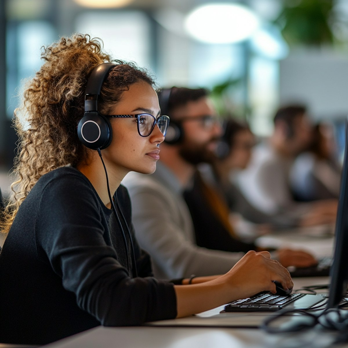 Focused-Young-Woman-at-Work